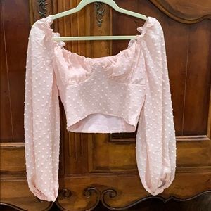 Pretty Little Thing Mesh Flowy Cup Long Sleeve